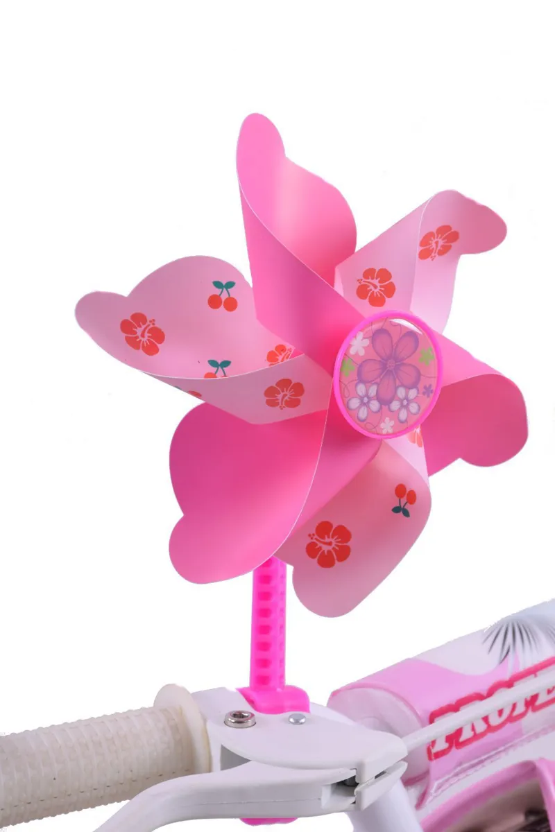 Spinning Windmill Pink Handlebar Decoration-1